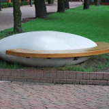 Betonové lavičky v exteriéru + 30 photoy